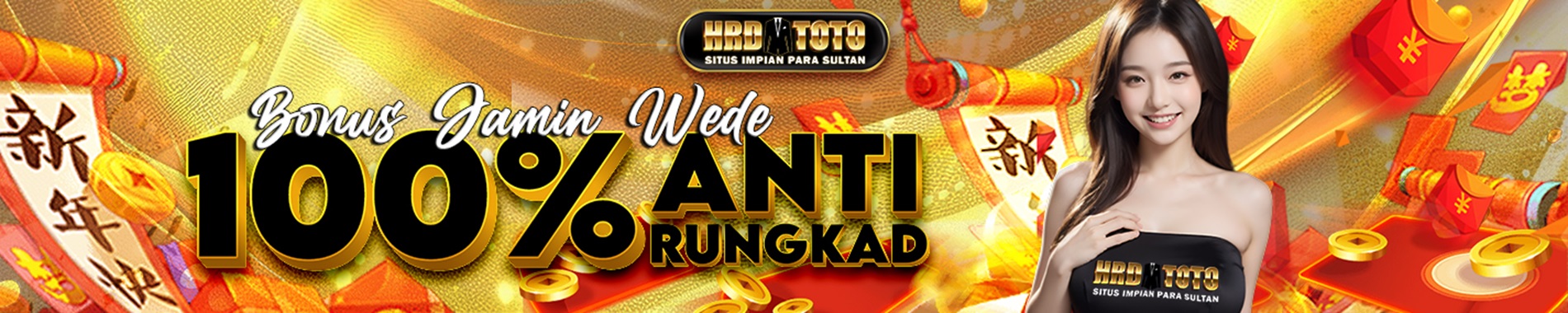 BONUS JAMIN WD 100% ANTI RUNGKAD HRDTOTO